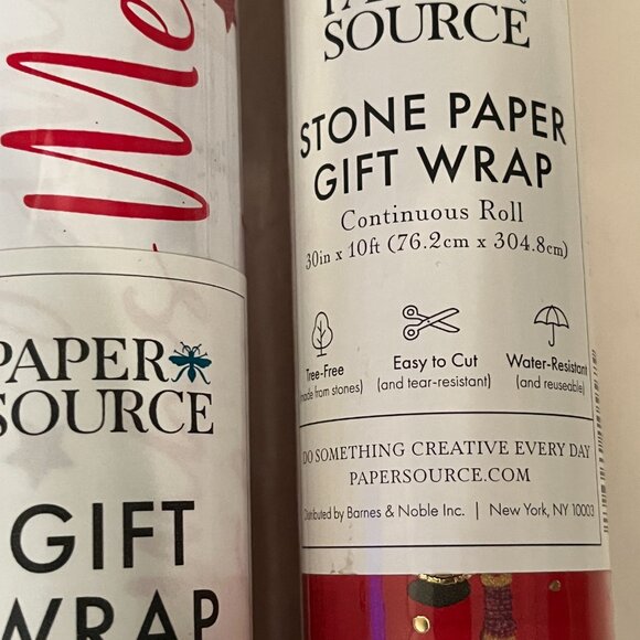 Christmas Wrapping Paper Bundle by Paper Source – 5 Rolls 🎄 (new) (hol/x) - Picture 10 of 13